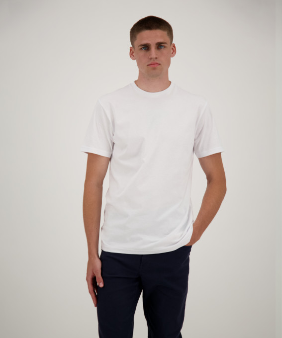 Ragman Due T-shirt Bianche Ragman In Puro Cotone Jersey