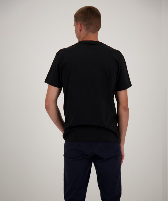 Ragman Due T-shirt Nere Ragman In Puro Cotone Jersey