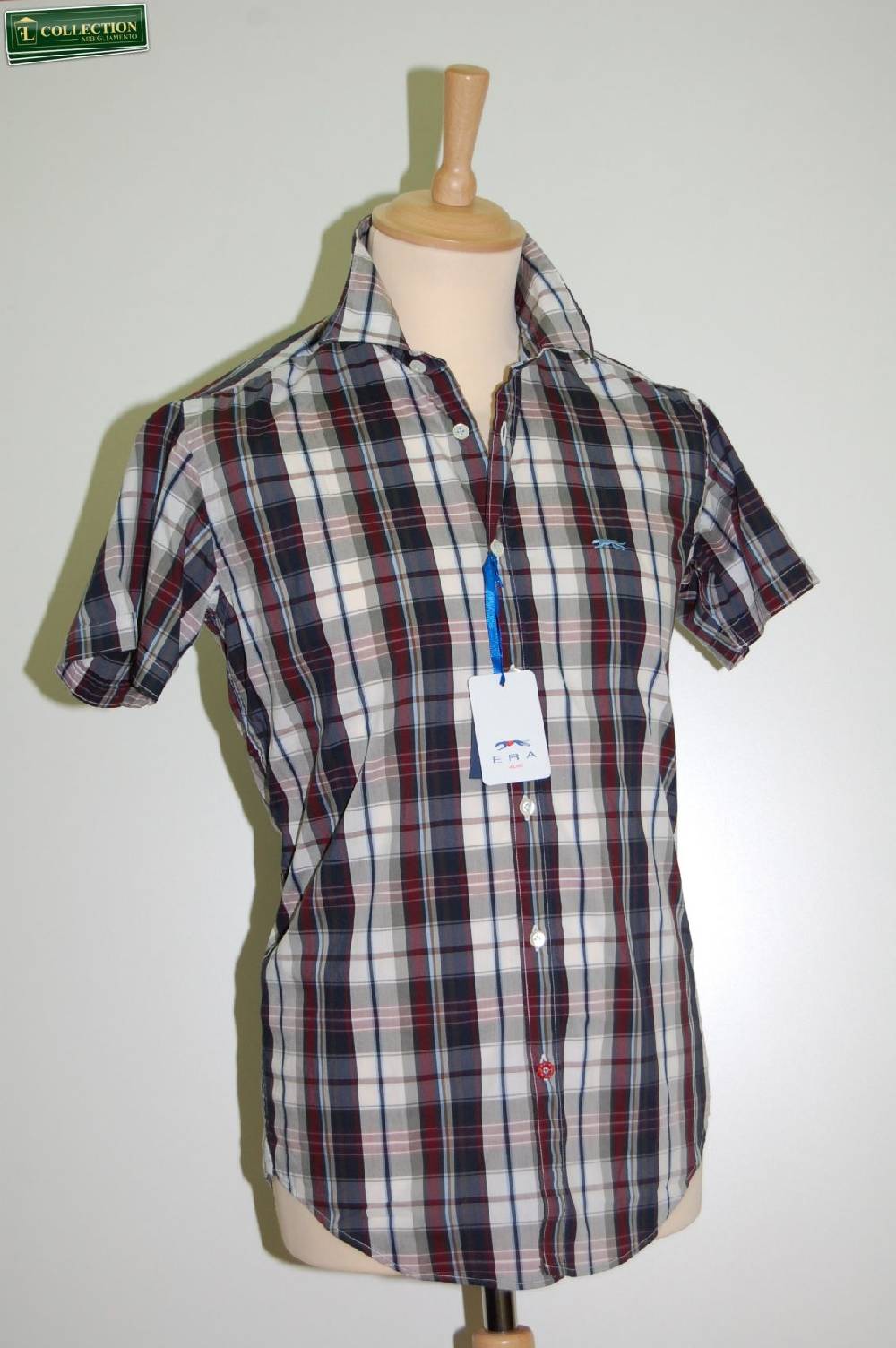 Era Milano Camicia slim fit a quadri Era Milano
