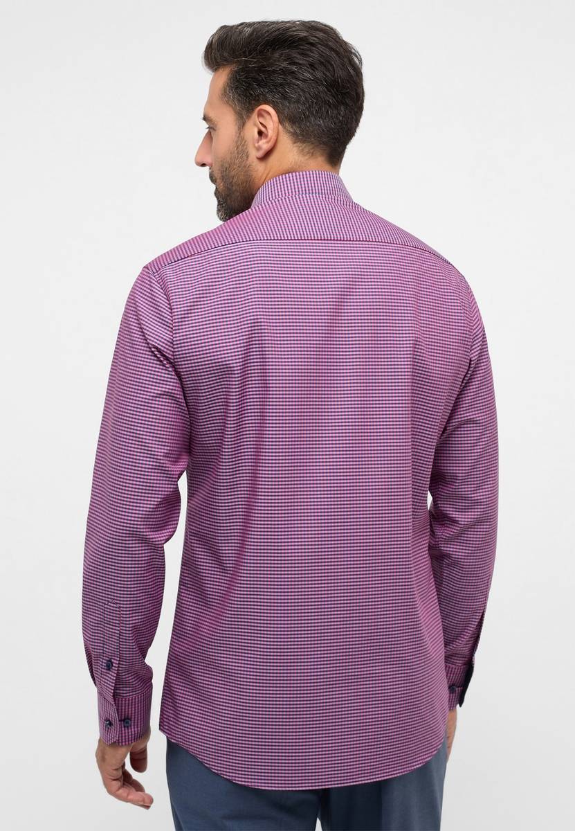 Eterna Camicia Eterna A Quadretti Rosso Modern Fit