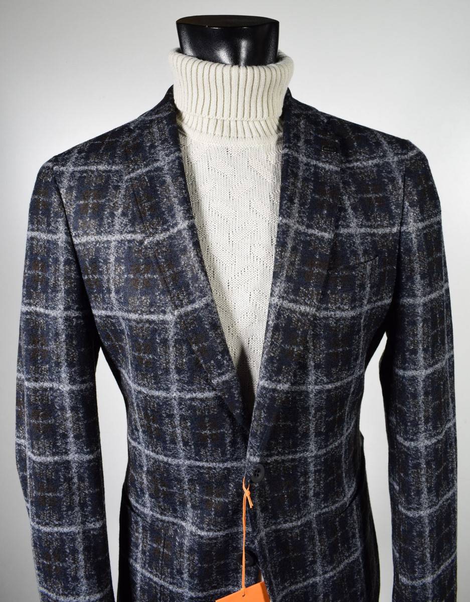 Digel Giacca A Quadri Sfoderata In Jersey Digel Move