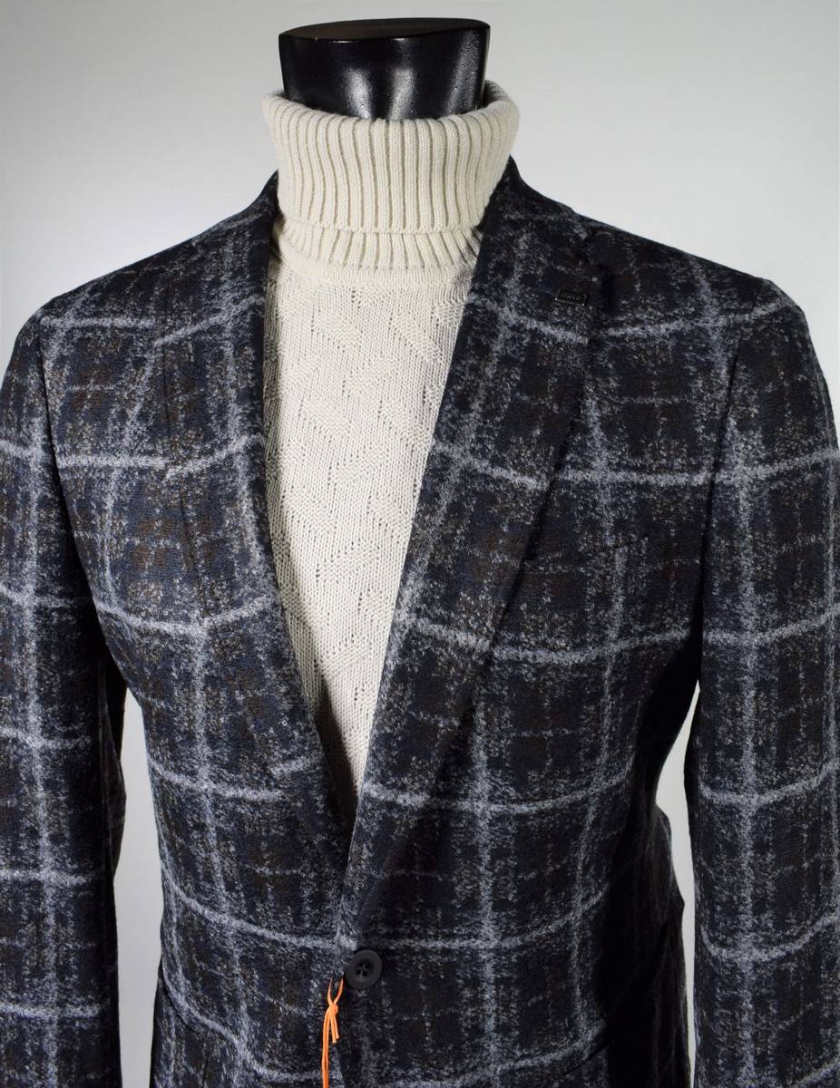 Digel Giacca A Quadri Sfoderata In Jersey Digel Move