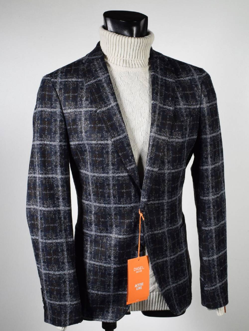 Digel Giacca A Quadri Sfoderata In Jersey Digel Move