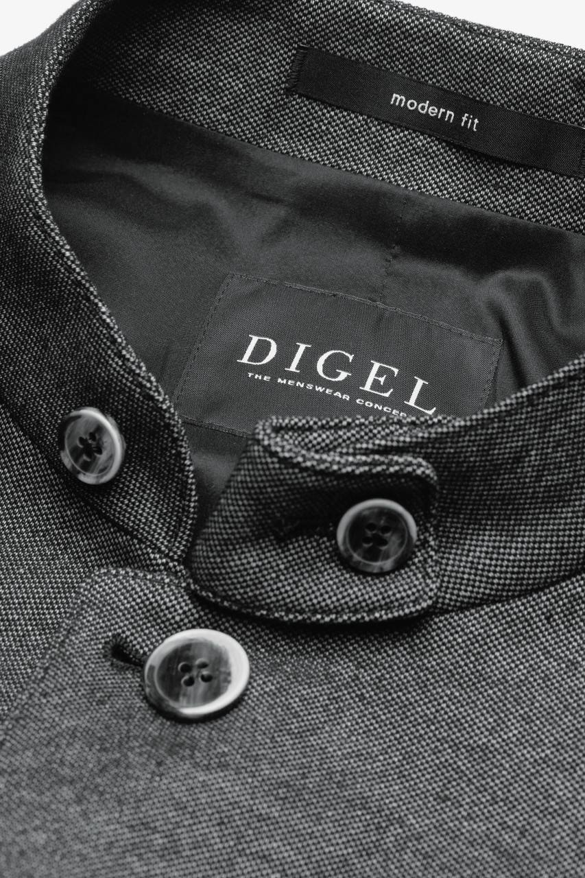 Digel Giacca Alla Coreana Digel Modern Fit In Jersey