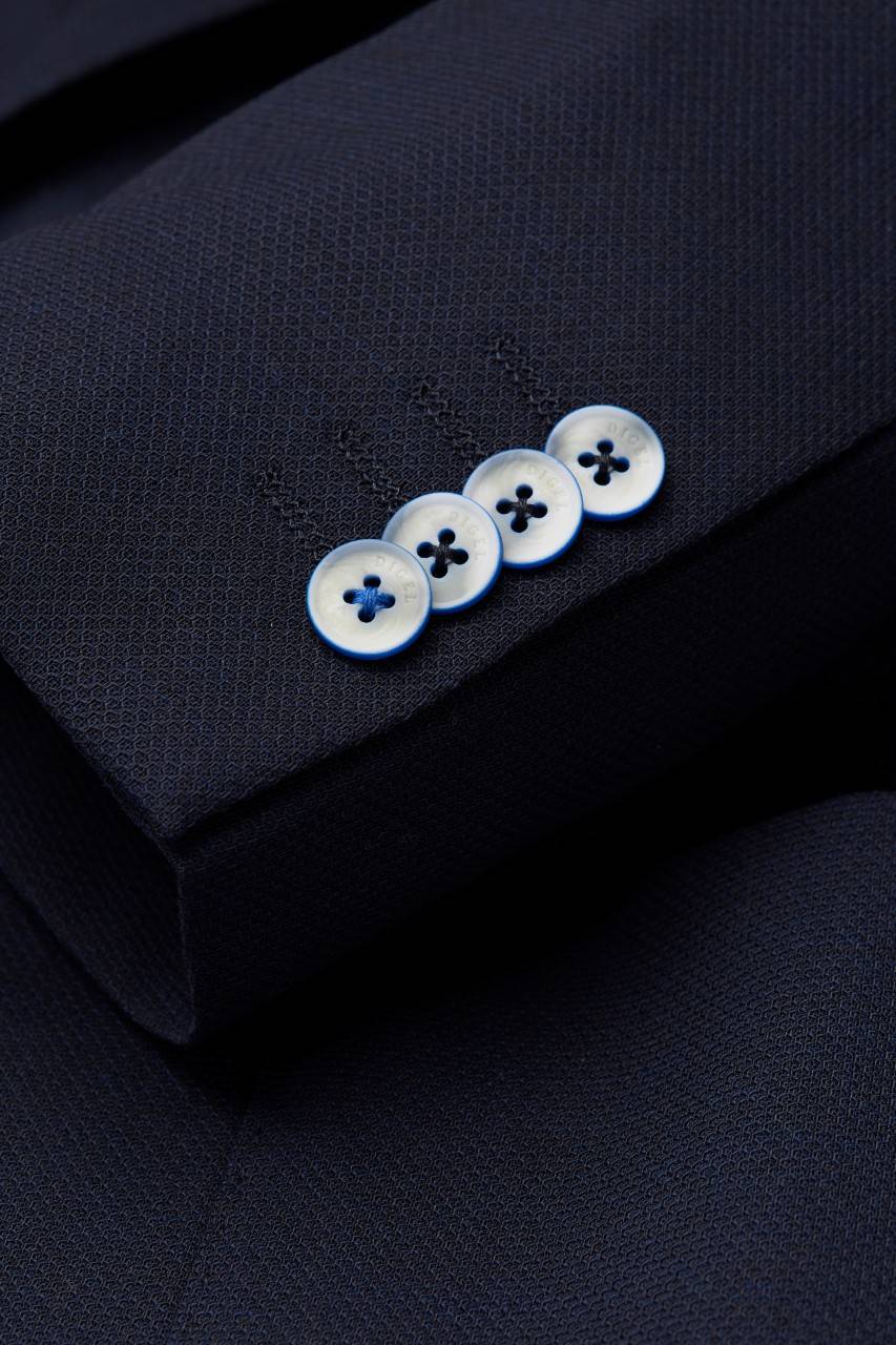 Digel Giacca Blazer Blu Marine Digel Sfoderata Drop Quattro Corto