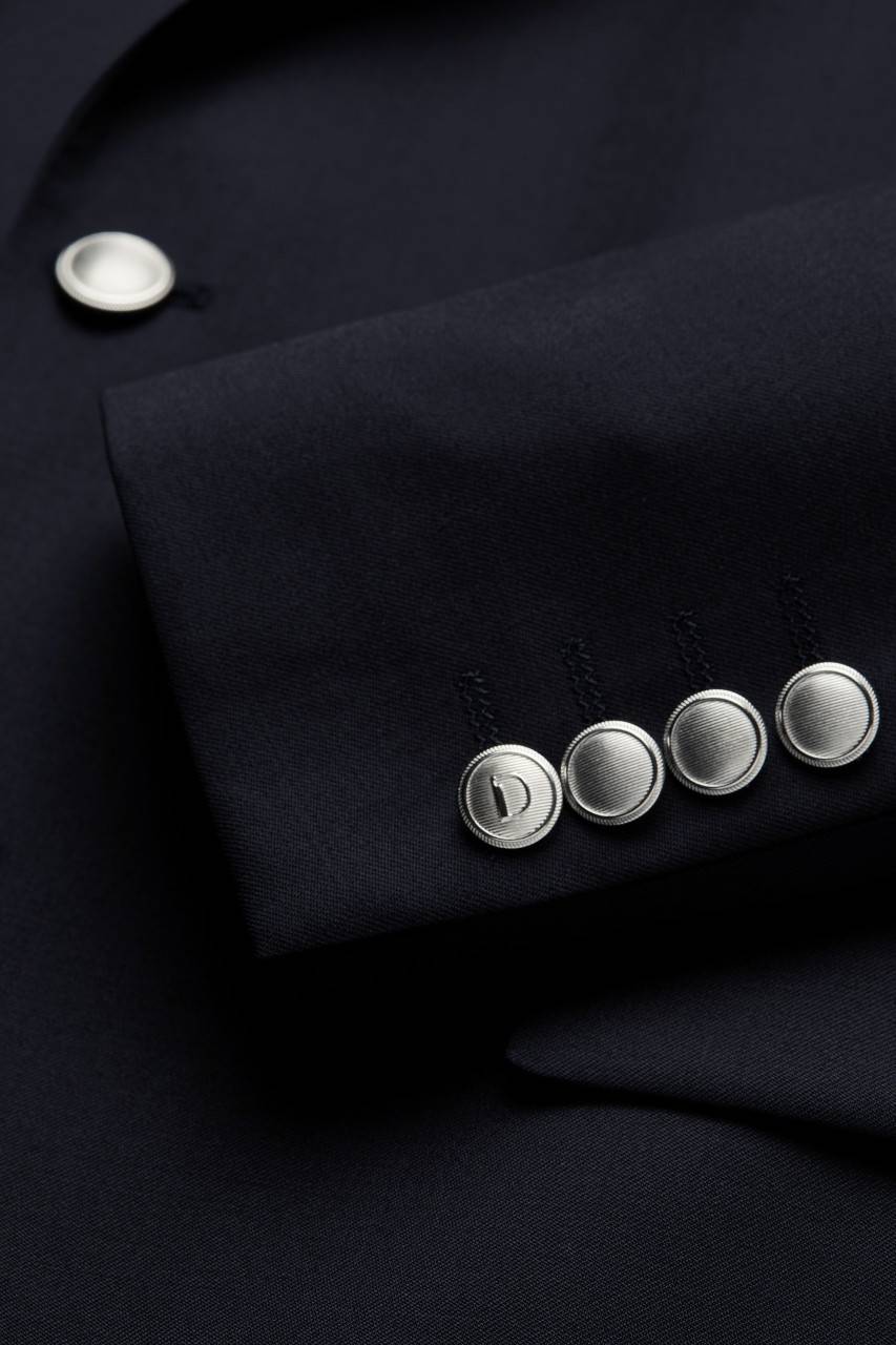 Digel Giacca Blu Scuro Digel Drop Quattro Lana Reda Super 110's