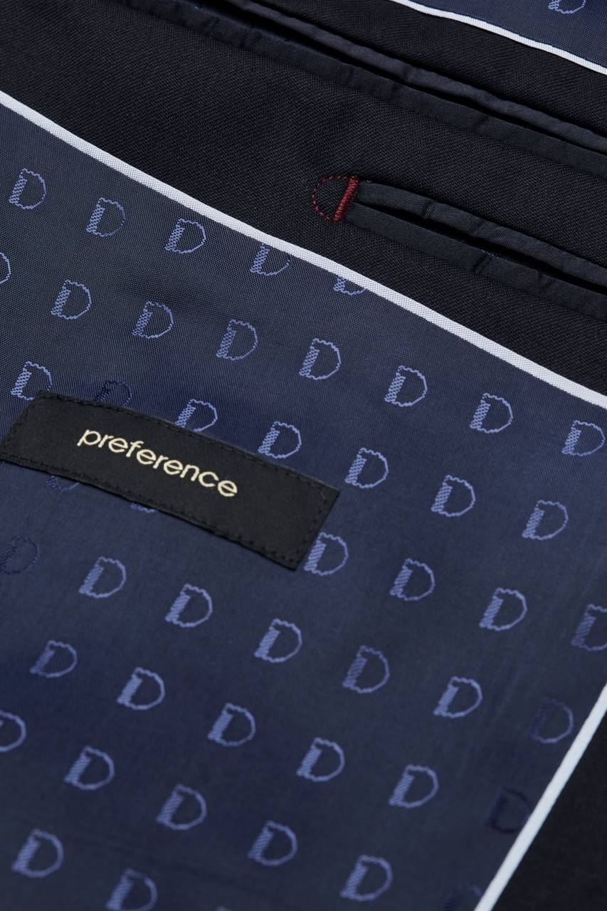 Digel Giacca Blu Scuro Digel Drop Sei Modern Fit Lana Reda Super 110's