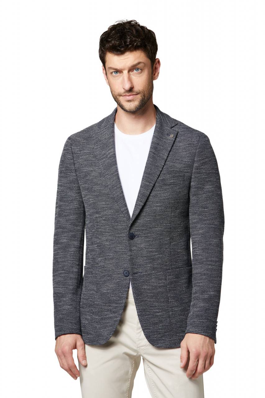 Digel Giacca In Jersey Blu Digel Drop Quattro Corto