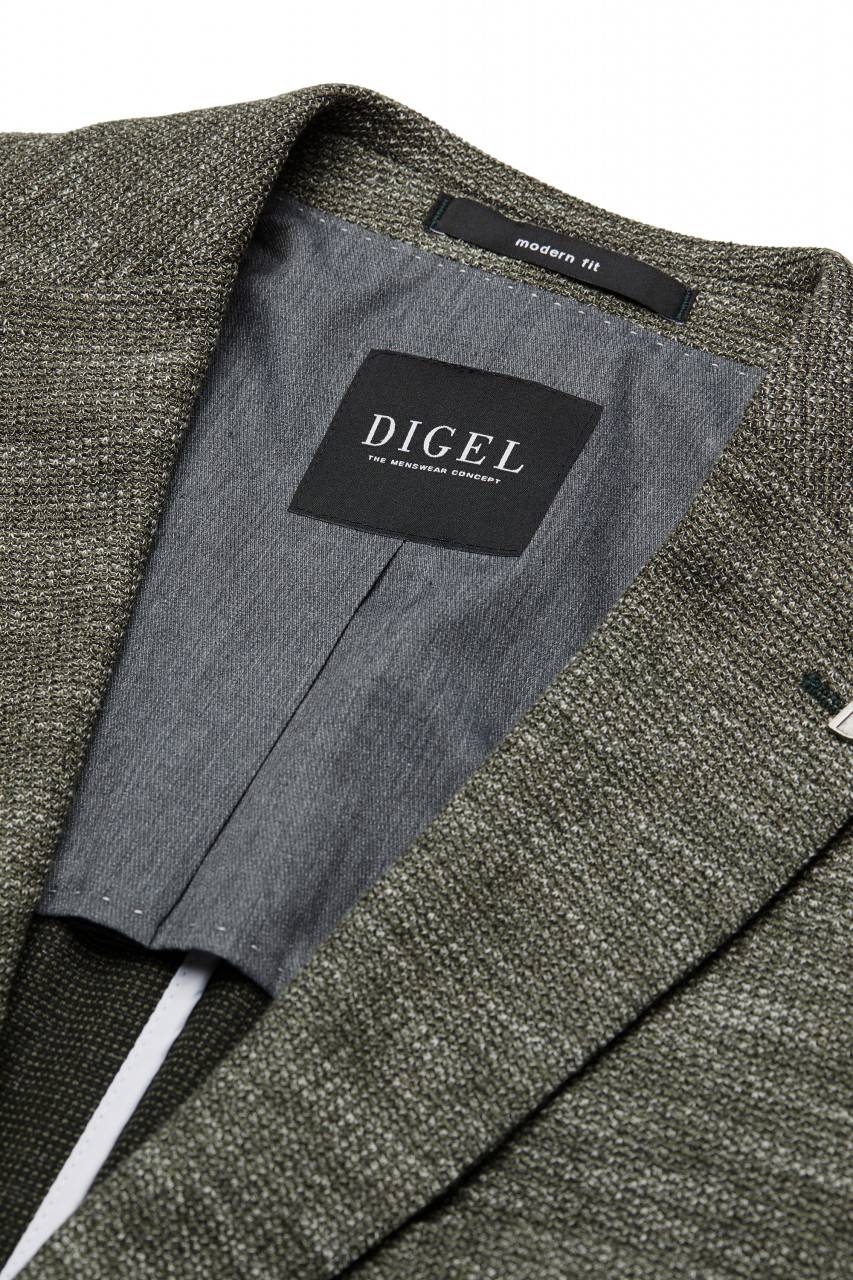 Digel Giacca In Jersey Verde Digel Drop Quattro Corto