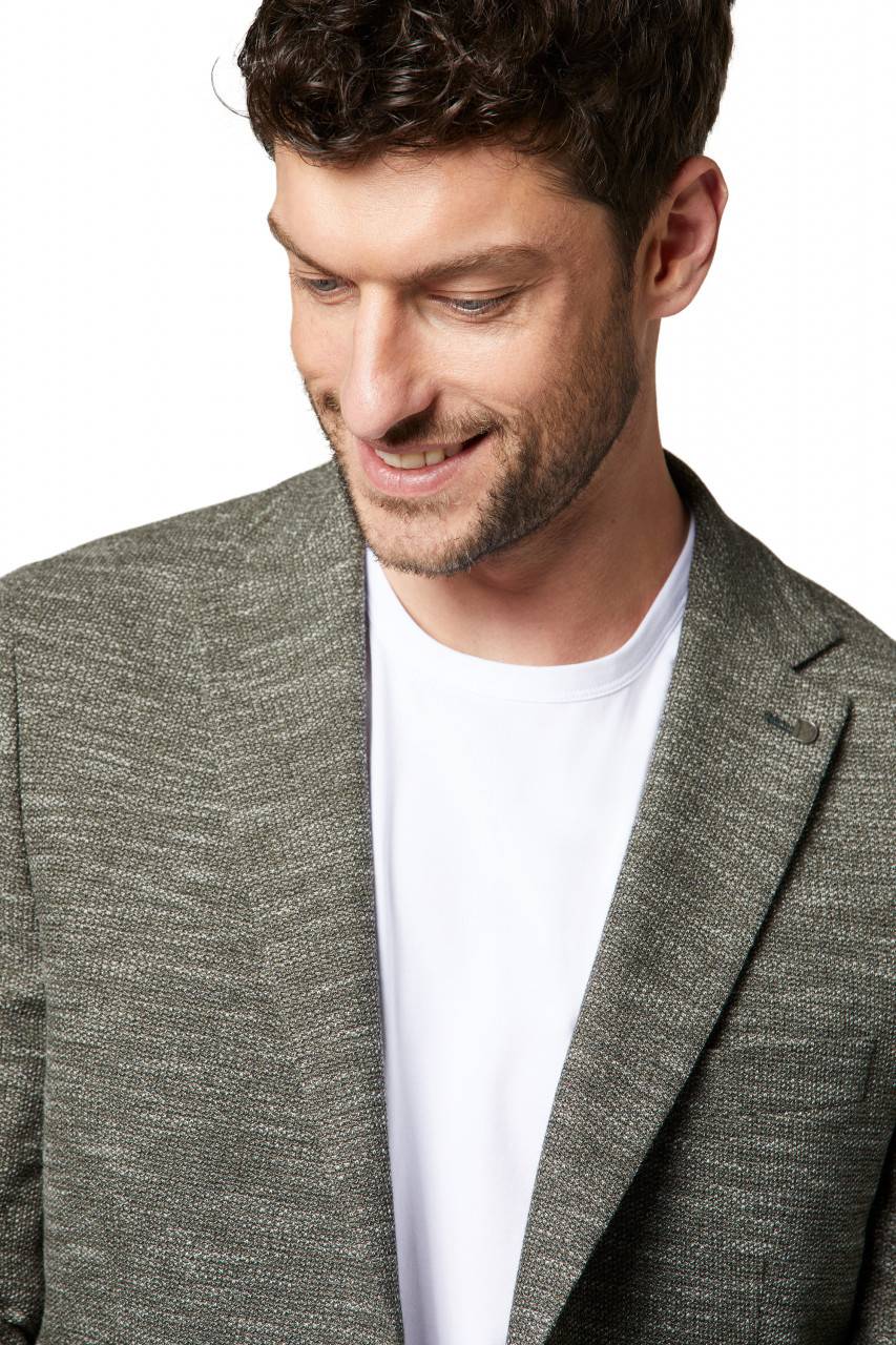 Digel Giacca In Jersey Verde Digel Drop Sei Modern Fit