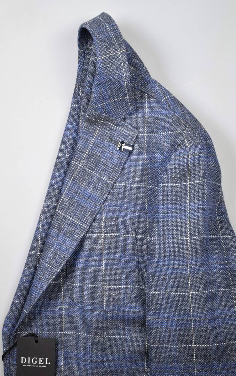 Digel Giacca In Lana E Lino Digel Sfoderata Drop Sei Modern Fit