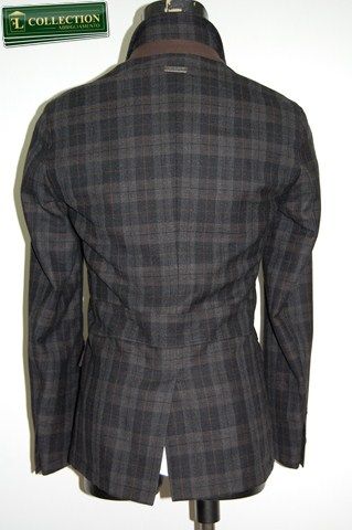 John Barritt Giacca Lana Slim Fit Con Paravento John Barritt