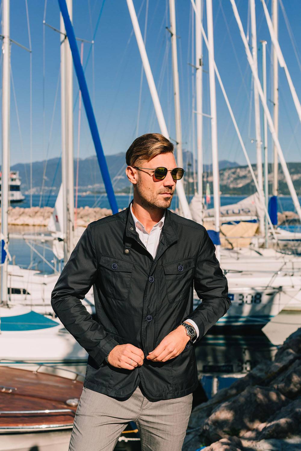 Milestone Giacca Milestone Taglio Blazer In Tessuto Operato Effetto Nido D’ape