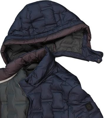 Milestone Giacca Piumino Milestone Trapuntato Con Cappuccio Staccabile