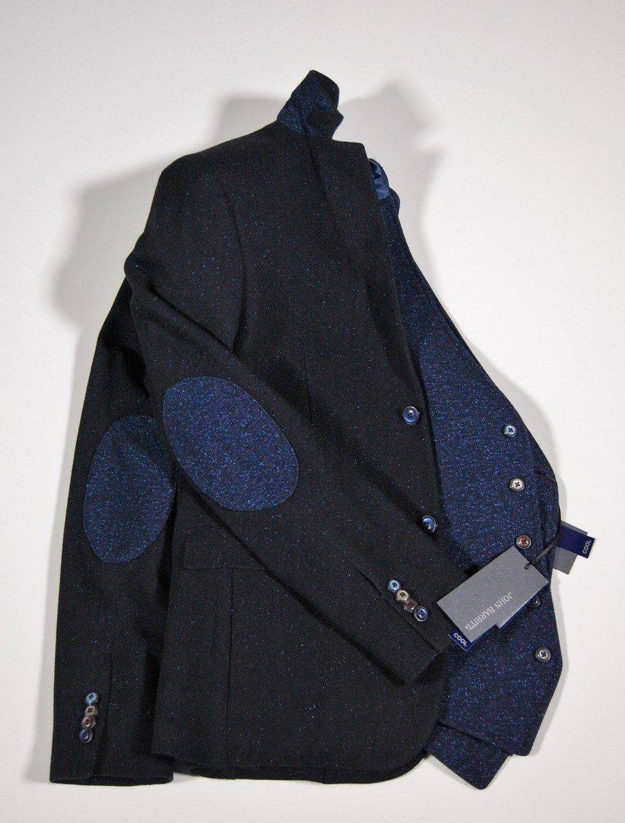 John Barritt Giacca Slim Fit Blu John Barritt In Lana E Seta Sfoderata