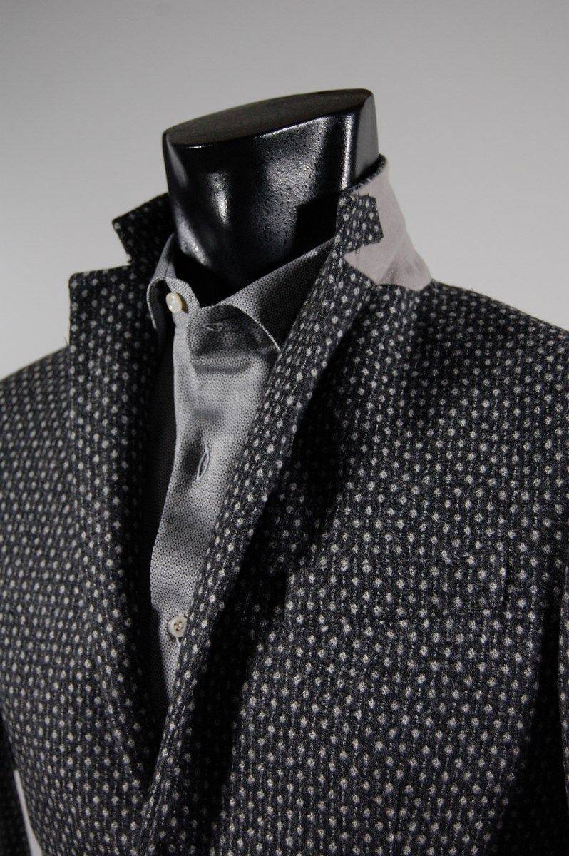 John Barritt Giacca Slim Fit John Barritt Grigia Lana Cashmere