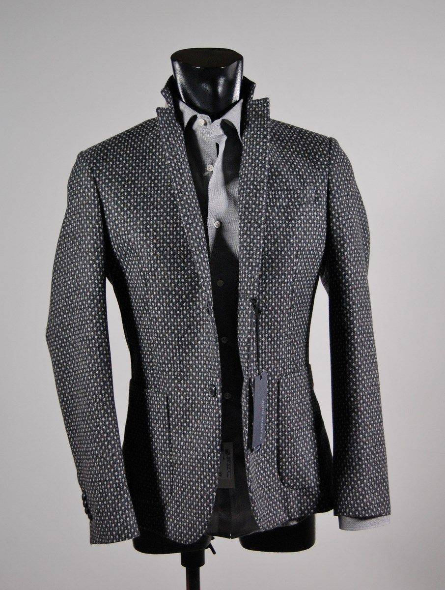 John Barritt Giacca Slim Fit John Barritt Grigia Lana Cashmere