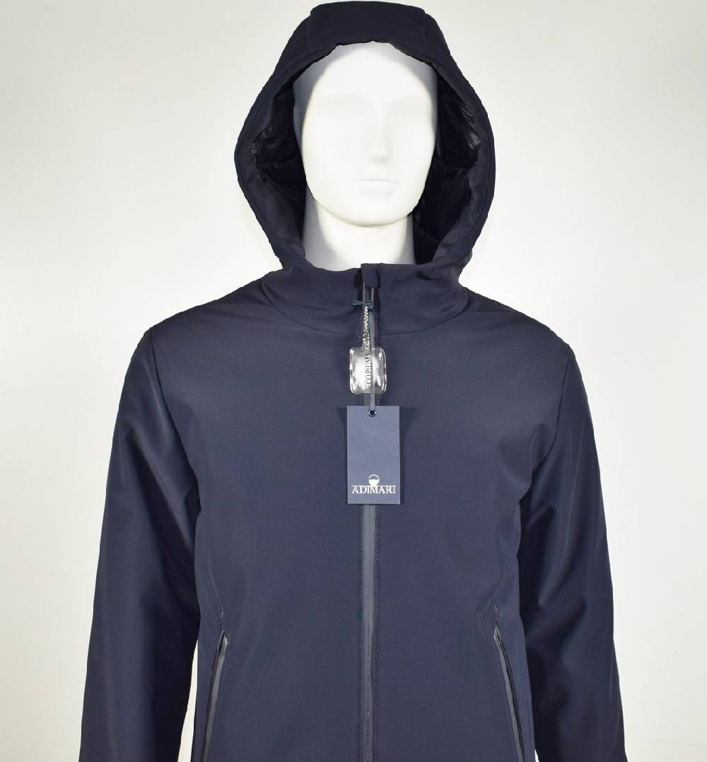 Adimari Giacca Sportiva A Fondo Dritto Con Cappuccio Adimari