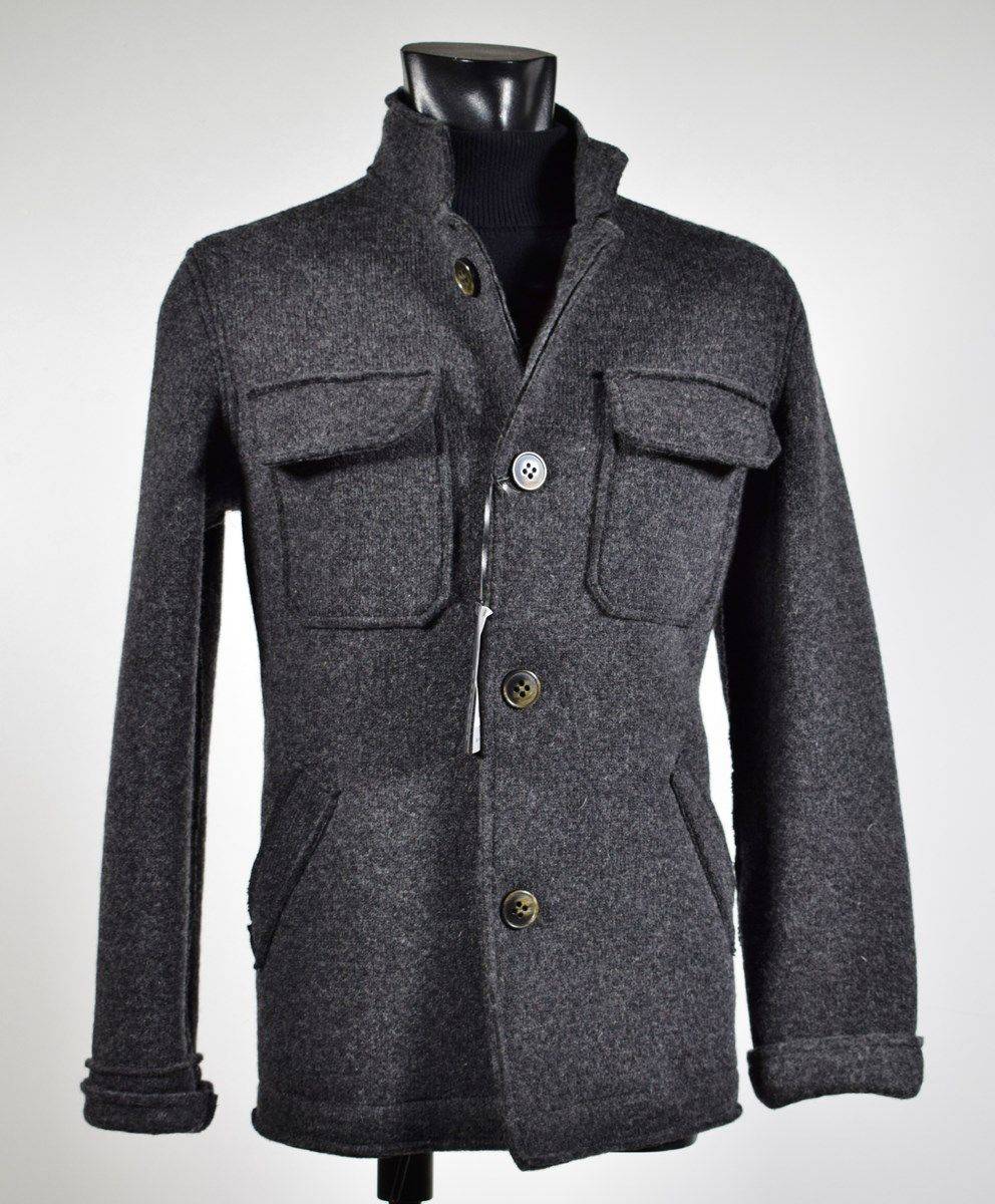 Become Giacca Sportiva Become In Lana Cotta Sfoderata Slim Fit