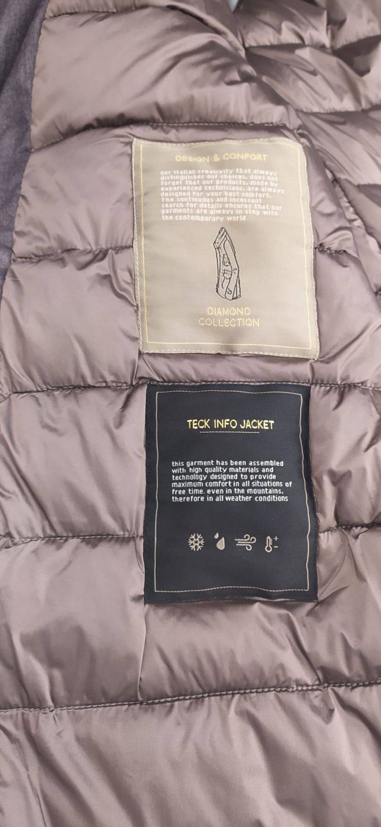 Adimari Giaccone Blu Adimari Imbottito In Eco Piuma