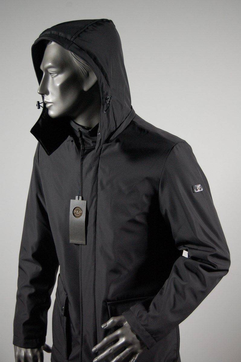 Projects & People Giaccone Parka Taglio Elegante Accoppiato Con Cappuccio Due Colori