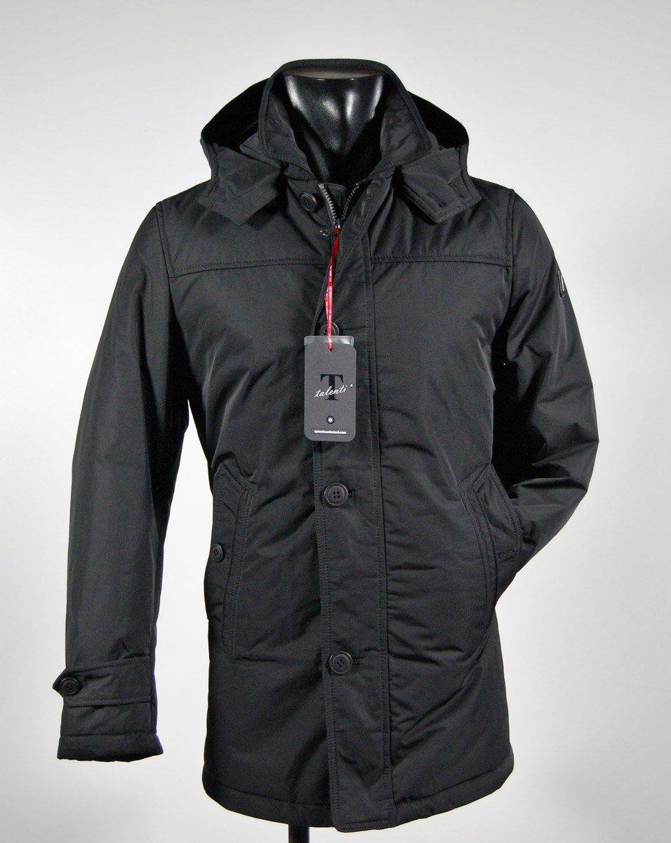 Talenti Giaccone Talenti Con Cappuccio In Colore Nero