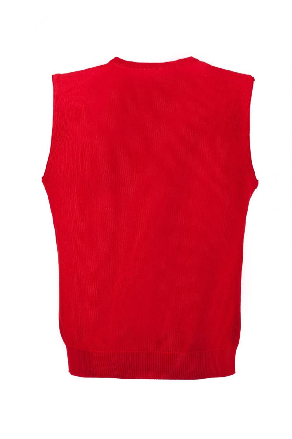Green Coast Gilet Rosso Con Scollo A V Green Coast Modern Fit