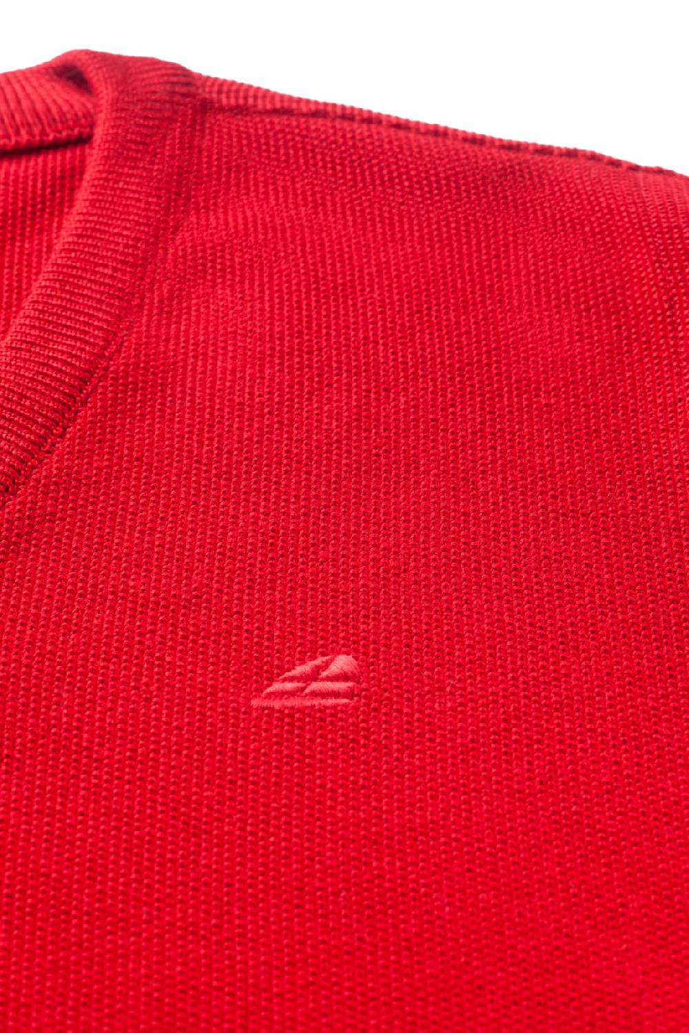 Green Coast Gilet Rosso Con Scollo A V Green Coast Modern Fit