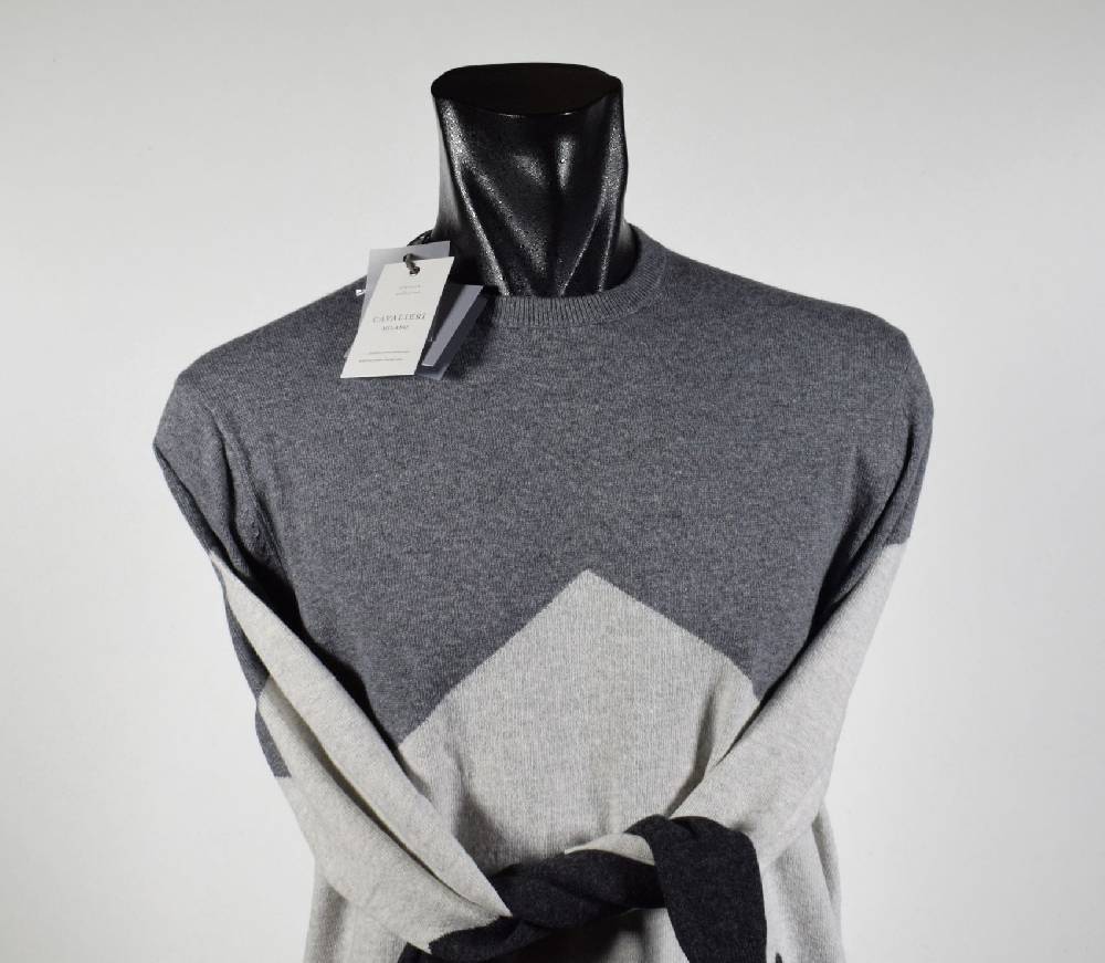 Cavalieri Milano Girocollo Cavaileri Milano In Lana Merinos E Cashmere