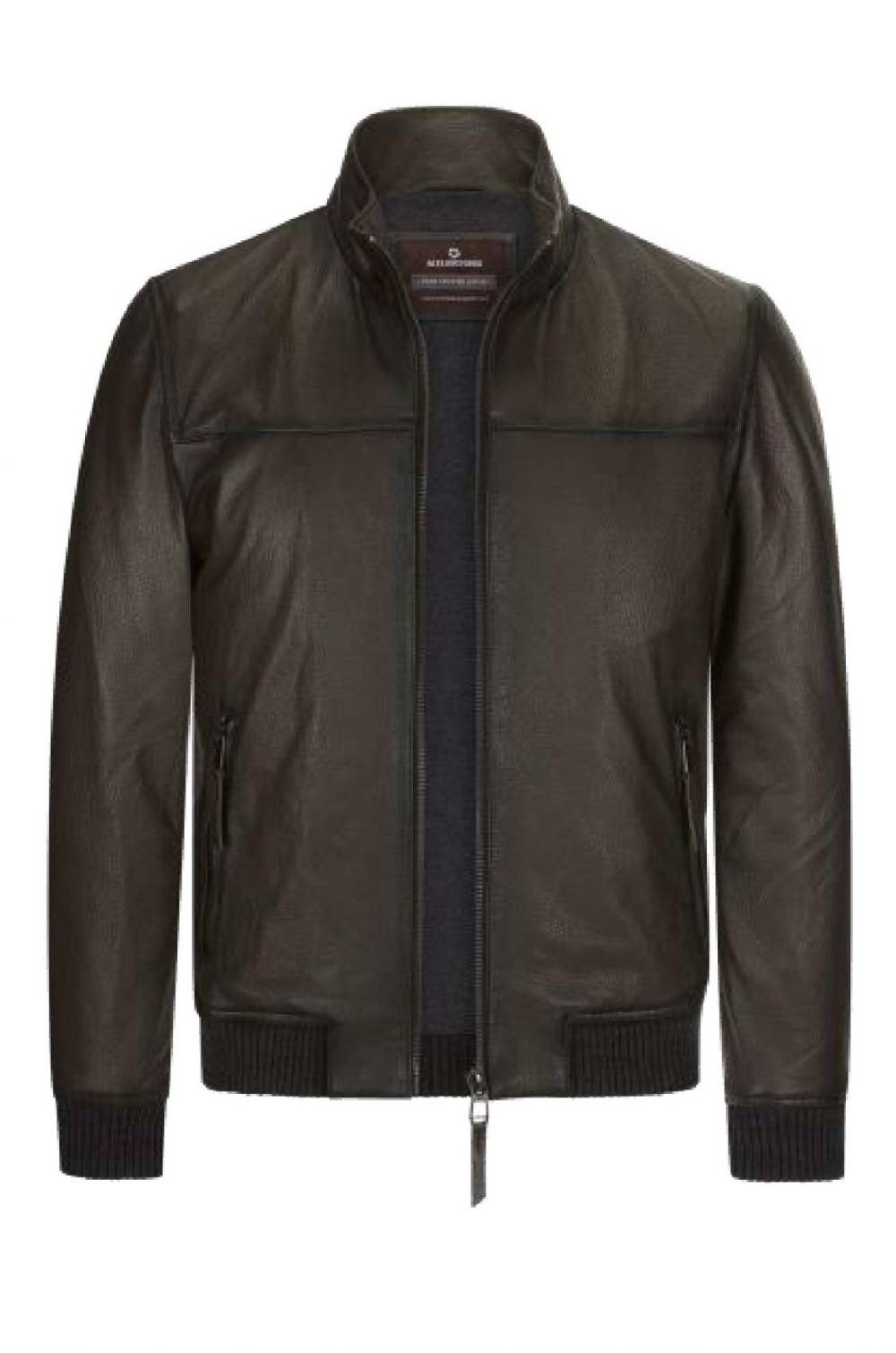 Milestone Giubbino bomber milestone marrone con elastico