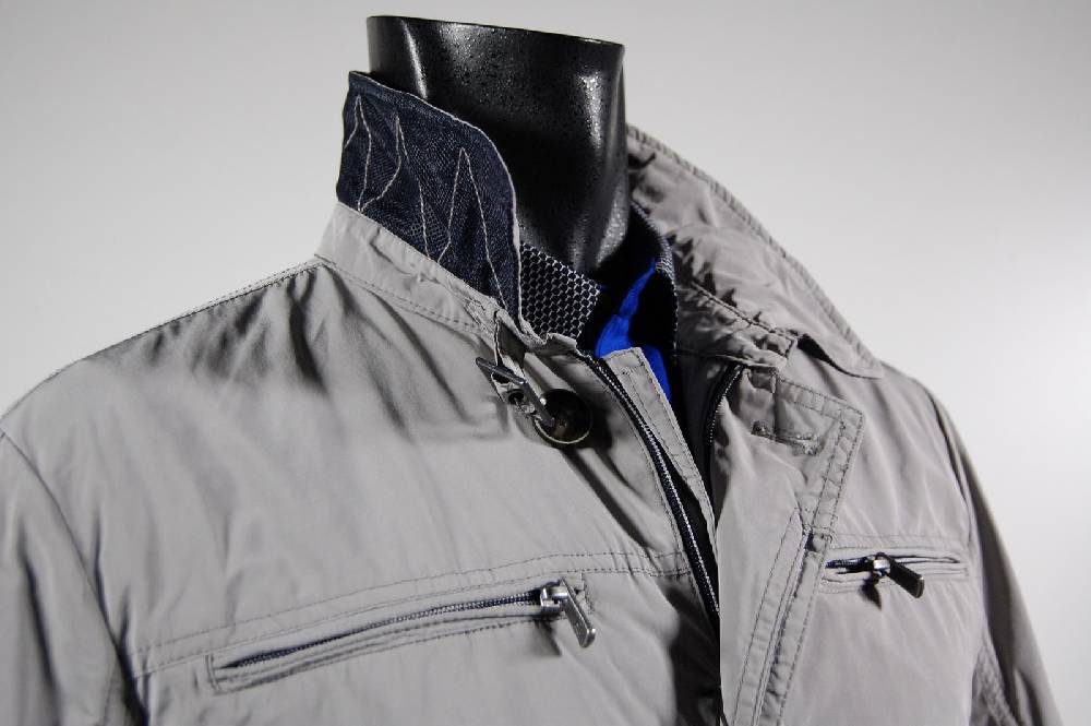 Milestone Giubbino Grigio Chiaro Milestone A Fondo Dritto