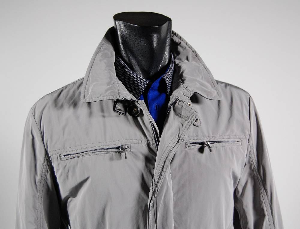 Milestone Giubbino Grigio Chiaro Milestone A Fondo Dritto