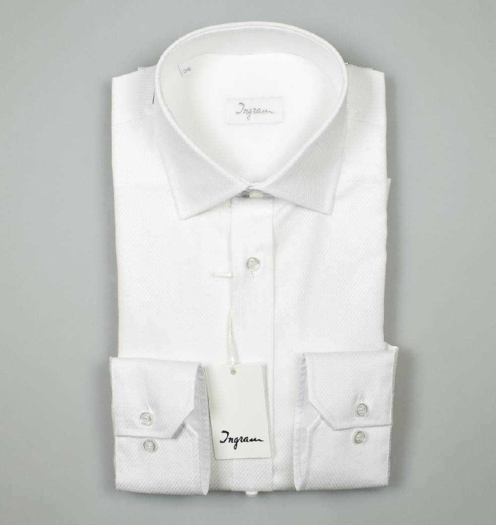 Ingram Camicia Elegante Bianca Ingram Regular Fit