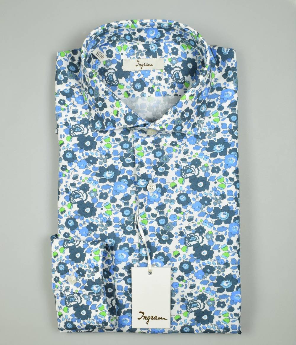 Ingram Camicia Ingram Fantasia Floreale Slim Fit