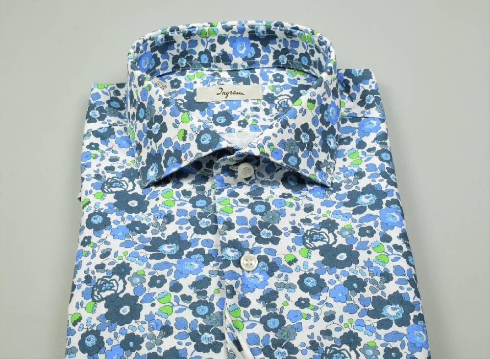 Ingram Camicia Ingram Fantasia Floreale Slim Fit