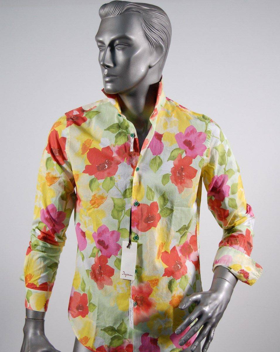 Ingram Camicia Ingram Slim Fit Fantasia Floreale