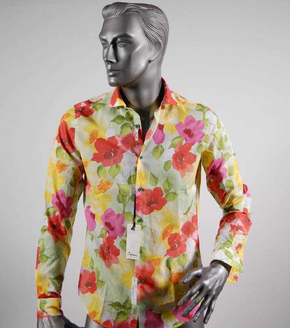 Ingram Camicia ingram slim fit fantasia floreale