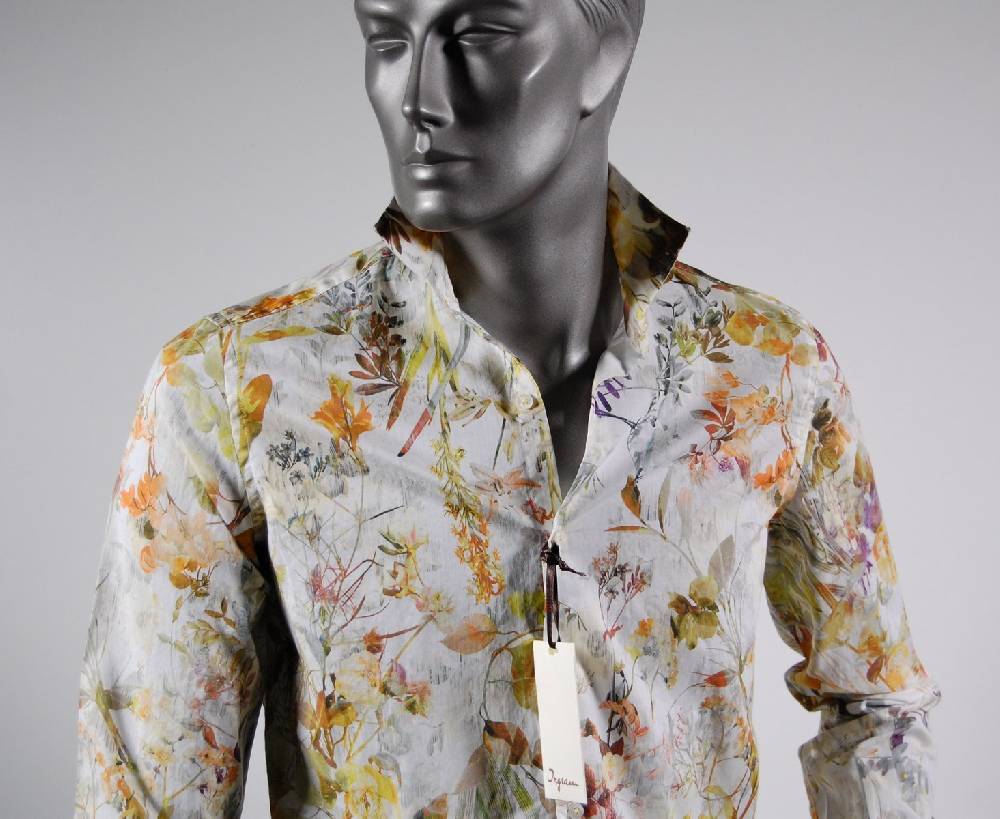 Ingram Camicia Ingram Slim Fit Fantasia Hawaiana