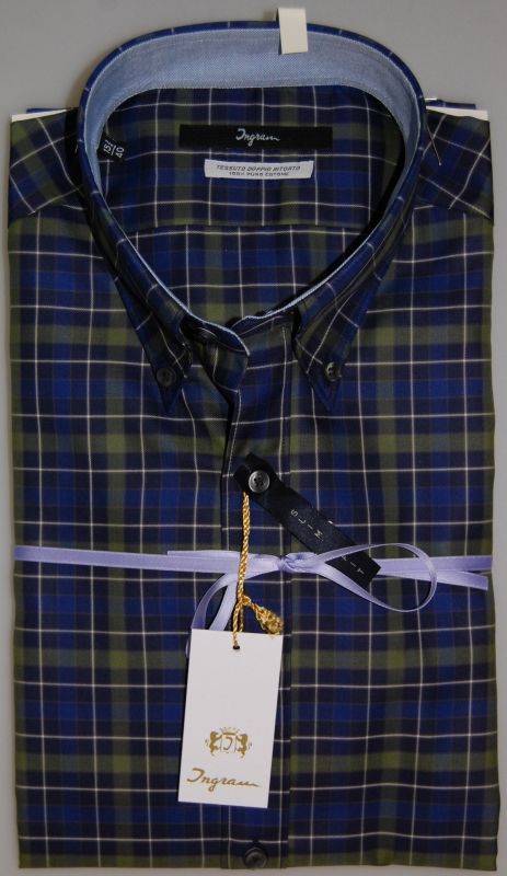 Ingram Camicia Uomo Ingram Slim Fit A Quadri
