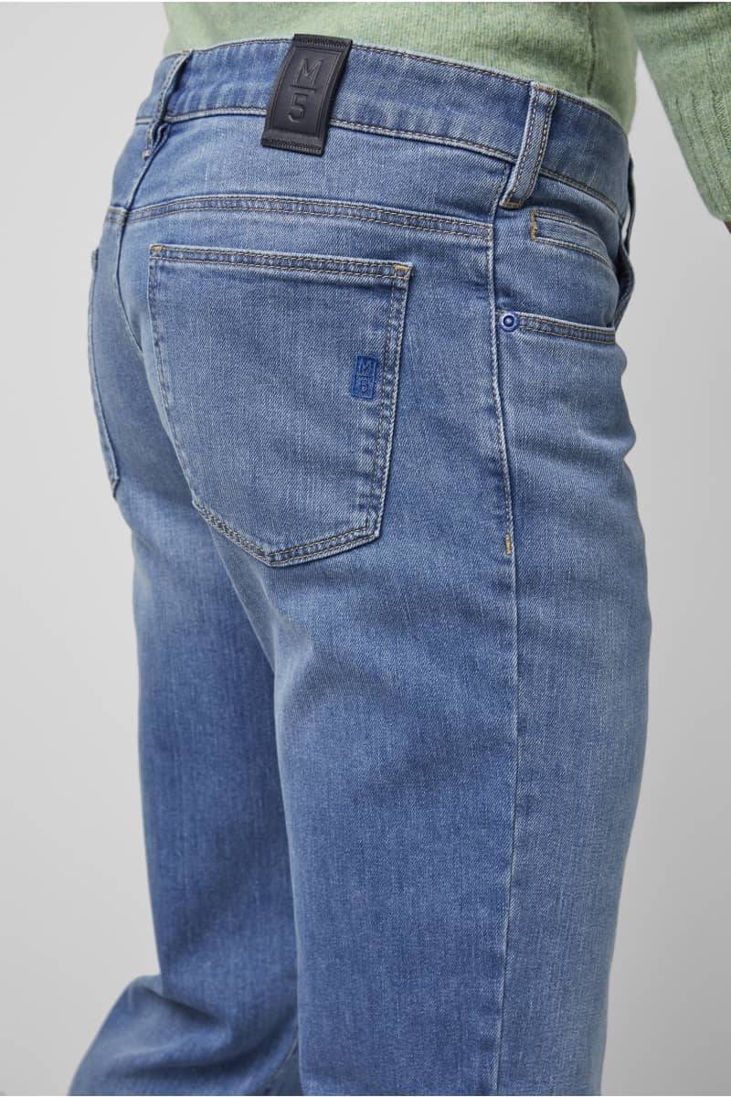 Meyer Jeans Blu Chiaro Denim Autentico Regular Fit M5 By Meyer