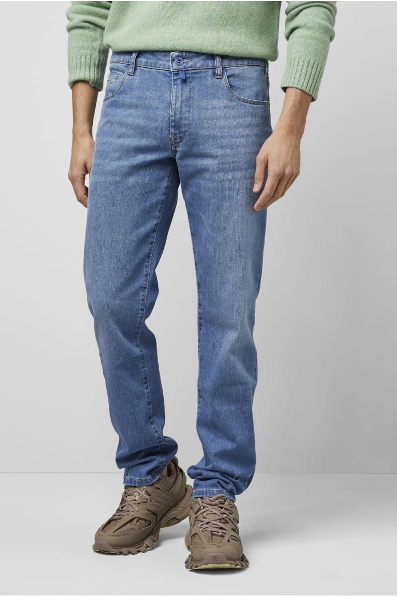 Meyer Jeans blu chiaro denim autentico regular fit m5 by meyer