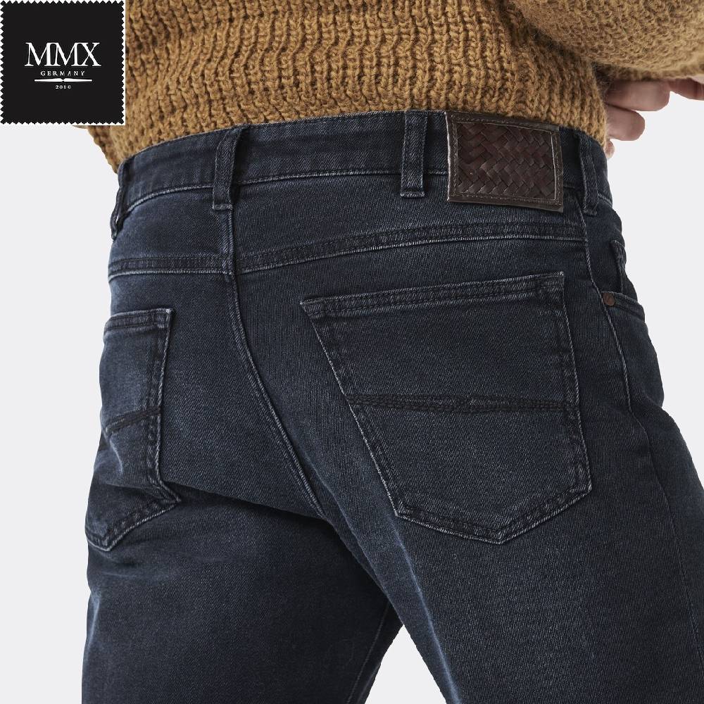 MMX Germany Jeans Blu Scuro Mmx Denim Stretch Autentico