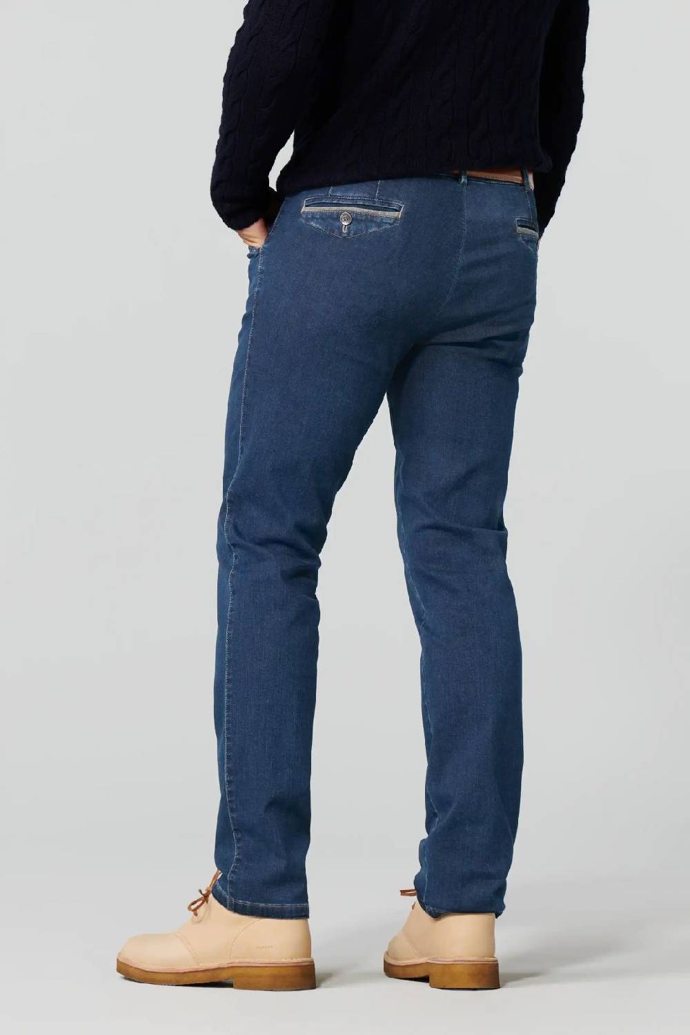 Meyer Jeans Blu Stone Meyer Modern Fit Super Stretch
