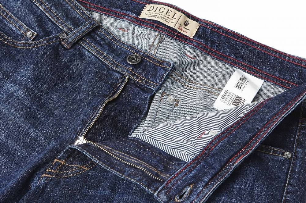 Digel Jeans Digel Denim Stretch Blu Lavaggio Leggero Stone Washed Modern Fit