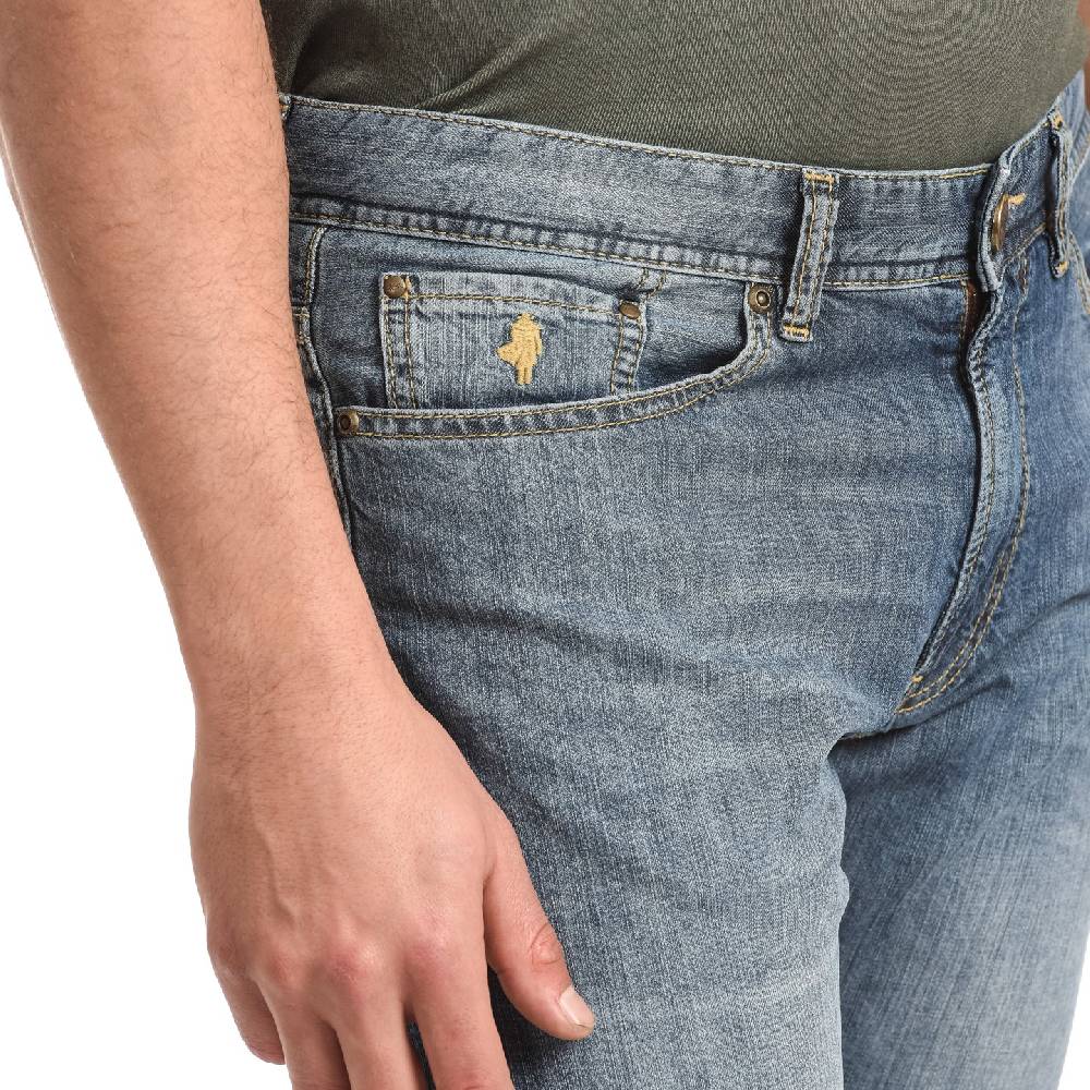 MCS Jeans Mcs Denim Chiaro Stone Wash Slim Fit Lunghezza 36