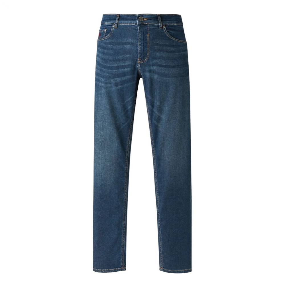 MCS Jeans mcs regular fit lavaggio scuro denim leggero stretch 8oz