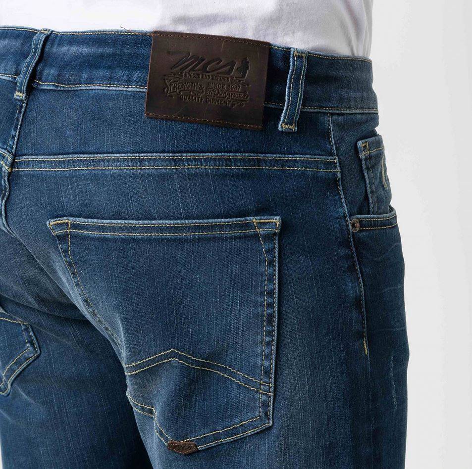 MCS Jeans Mcs Slim Fit Super Stretch Demim Lavaggio Medio