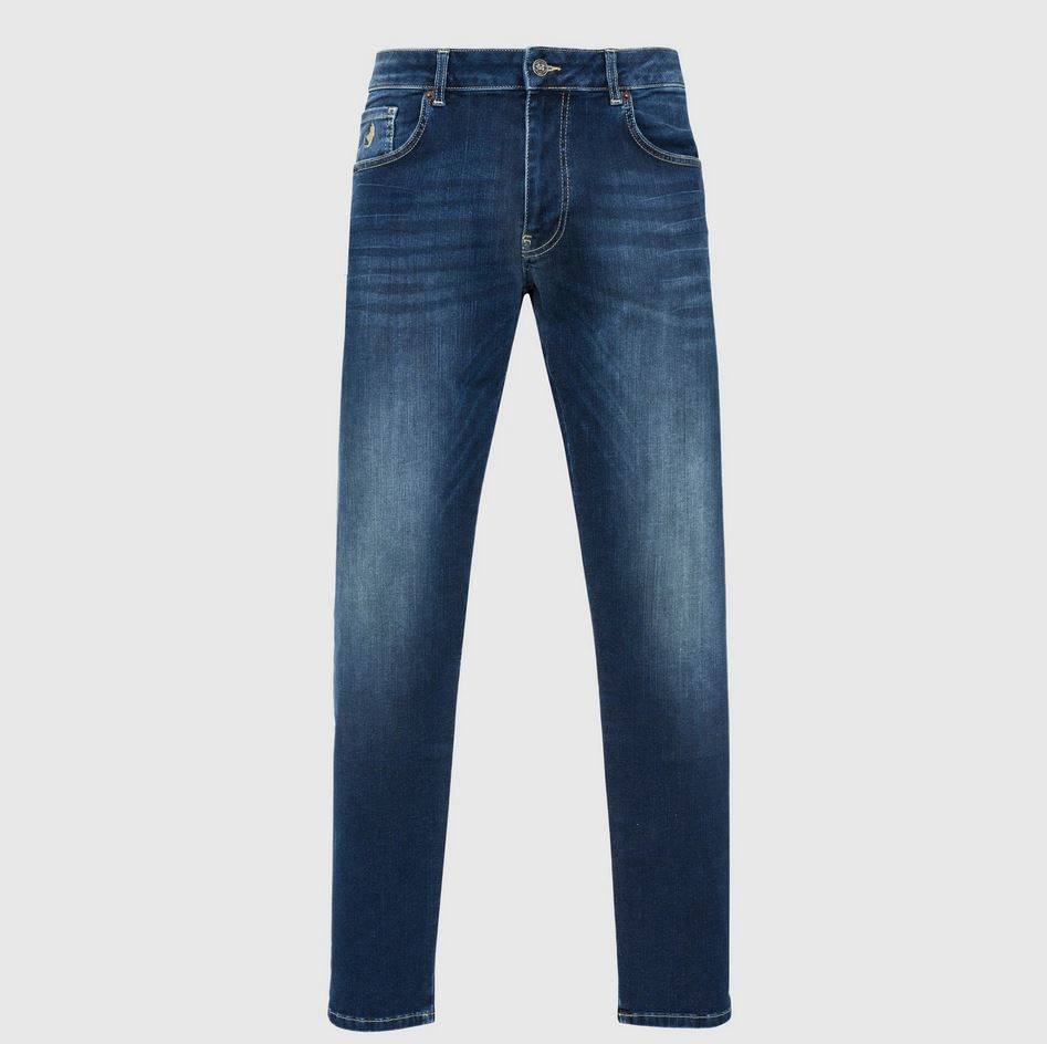 MCS Jeans Mcs Slim Fit Super Stretch Demim Lavaggio Medio