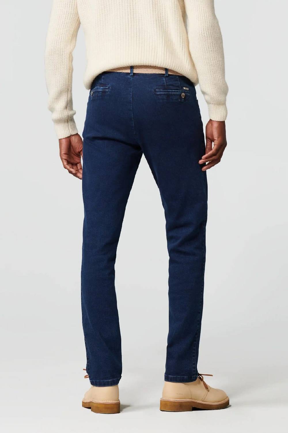 Meyer Jeans Meyer Blu Stone Modern Fit Cotone Denim Biologico