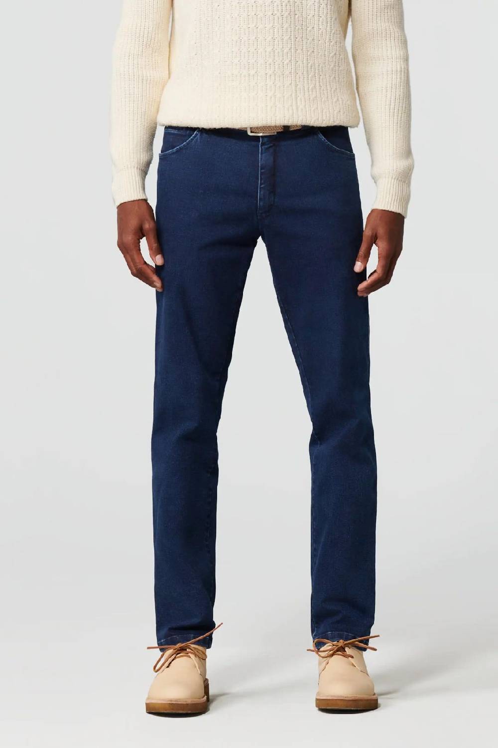 Meyer Jeans meyer blu stone modern fit cotone denim biologico